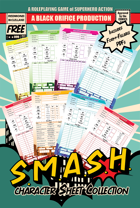 S.M.A.S.H. Character Sheets