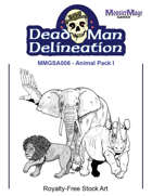 Dead Man Delineation 006 Animal Pack I