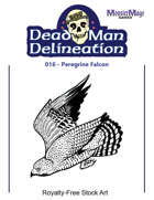 Dead Man Delineation 016 Peregrine Falcon
