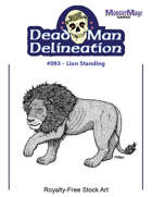 Dead Man Delineation 093 - Lion Standing