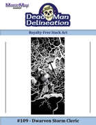 MMGSA109 - Dwarven Storm Cleric (1/2 page vertical)