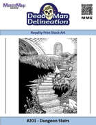 201 - Dungeon Stairs (b&w, full page)