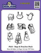 205 - Bags & Pouches Pack, 9 images (b&w, 1/4 page)