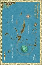 Dragon Isles Poster Map (Pirates & Dragons)
