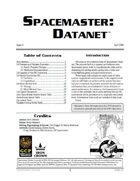 Spacemaster DataNet #1