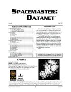 Spacemaster DataNet #8