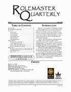 Rolemaster Quarterly #2