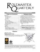 Rolemaster Quarterly #3