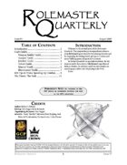 Rolemaster Quarterly #7