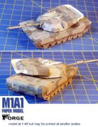 M1A1 paper model