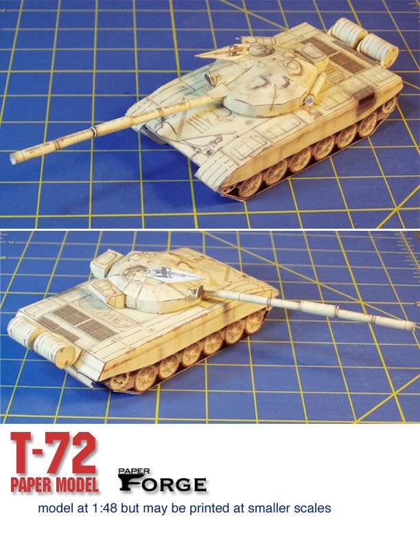 Paper forge. Т72 paper models. Т 72 модель. Т 72 бумажная модель.
