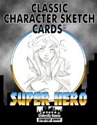 Classic Character Sketch Cards Set Two: Super Hero
