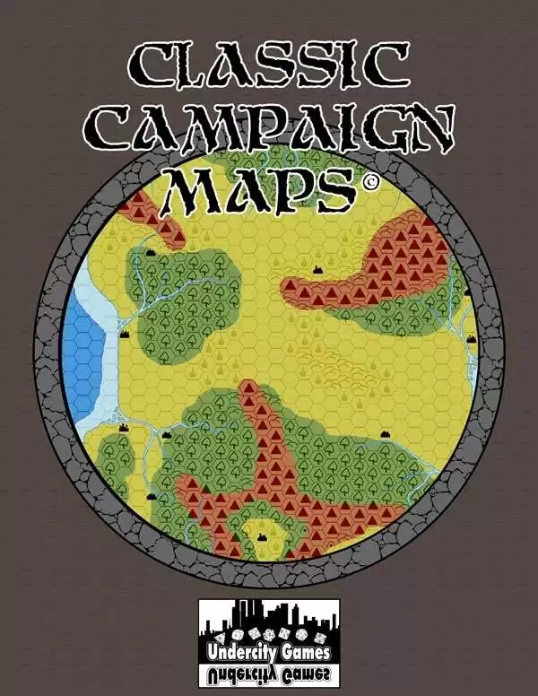 Classic Campaign Maps Set One - UnderCity Games | DriveThruRPG