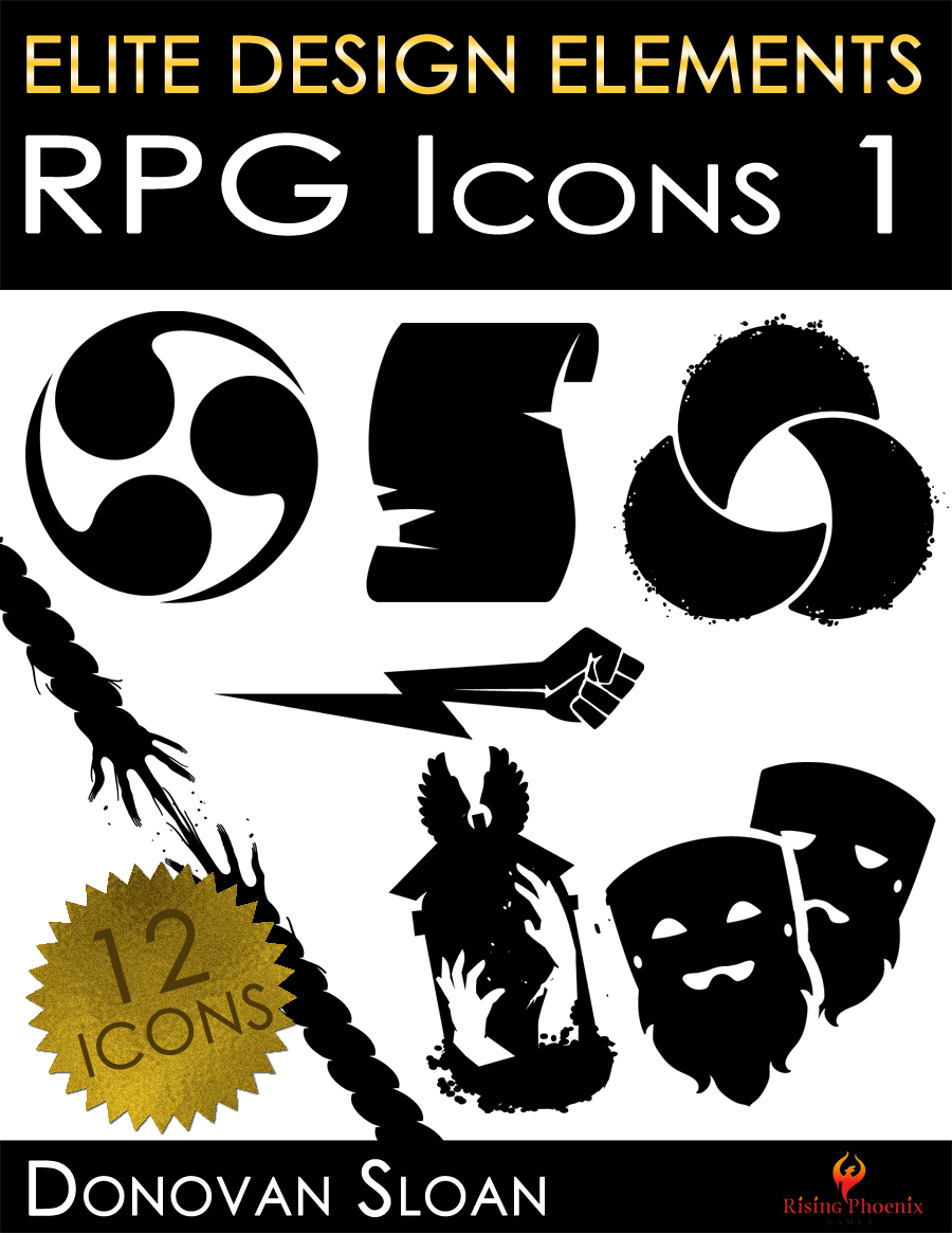 Elite Design Elements: RPG Icons 1 - Rising Phoenix Games | Elite Design  Elements | DriveThruRPG