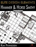 Elite Design Elements: Hammer and Horse Smithy and Stable Map