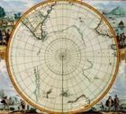 Antique Maps XVI - South Pole of the 1600's