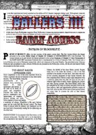 Ballers III (Early Access): Patron of Bloodblitz - Supplement for Zweihander RPG