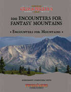 100 Encounters for Fantasy Mountains - Supplement for Zweihander RPG