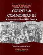 Counts & Commoners III - Supplement for Zweihander RPG