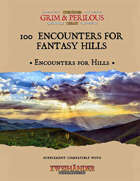 100 Encounters for Fantasy Hills - Supplement for Zweihander RPG