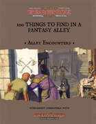 100 Things to Find in a Fantasy Alley - Supplement for Zweihander RPG