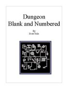 Dungeon Map, Blank, Numbered