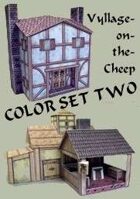 Vyllage-on-the-Cheep COLOR Buildings Set #2