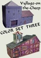 Vyllage-on-the-Cheep COLOR Buildings Set #3