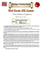 DMGenie OGL Content - More Ultimate Equipment