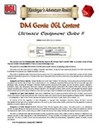 DMGenie OGL Content - Ultimate Equipment Guide II