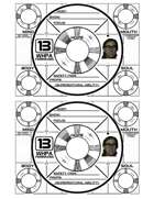 WHPA TV13 Test Pattern Host Record Sheet