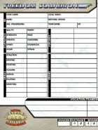 Freedom Squadron Character Sheet