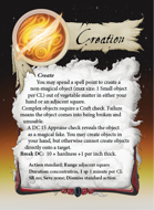 Ultimate Spheres Cards: Creation