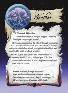 Ultimate Spheres Cards: Weather