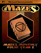 Mazes Monthly Folio: Year 1