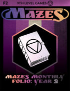 Mazes Monthly Folio: Year 2