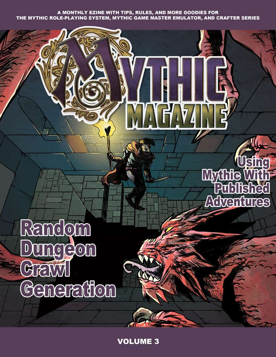 Mythic Magazine Volume Word Mill Games Mythic Magazine Drivethrurpg