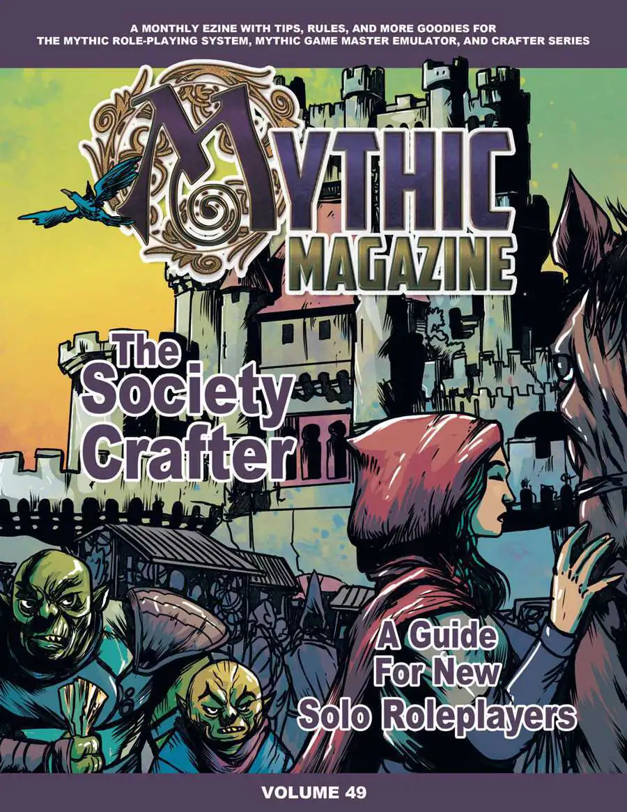 Cover of Mythic Magazine Volume 49