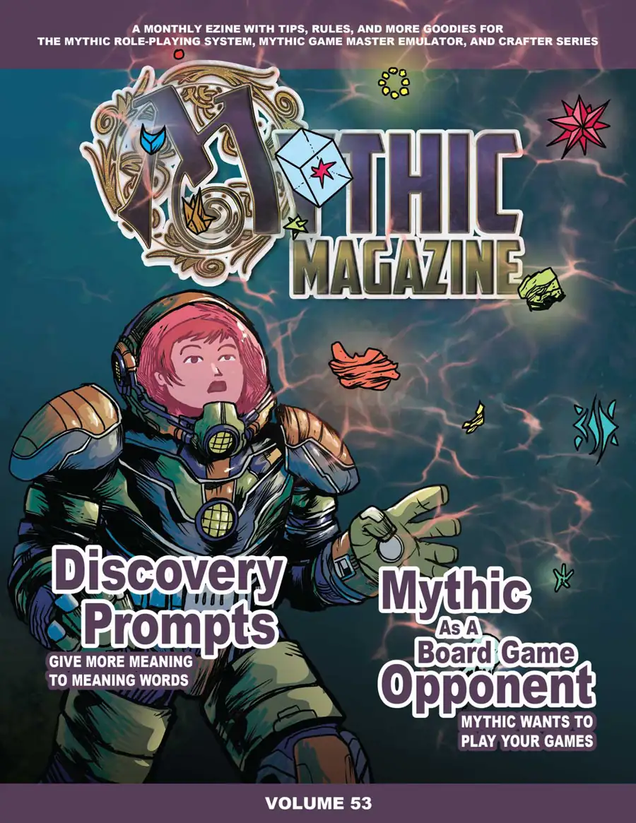 Cover of Mythic Magazine Volume 53