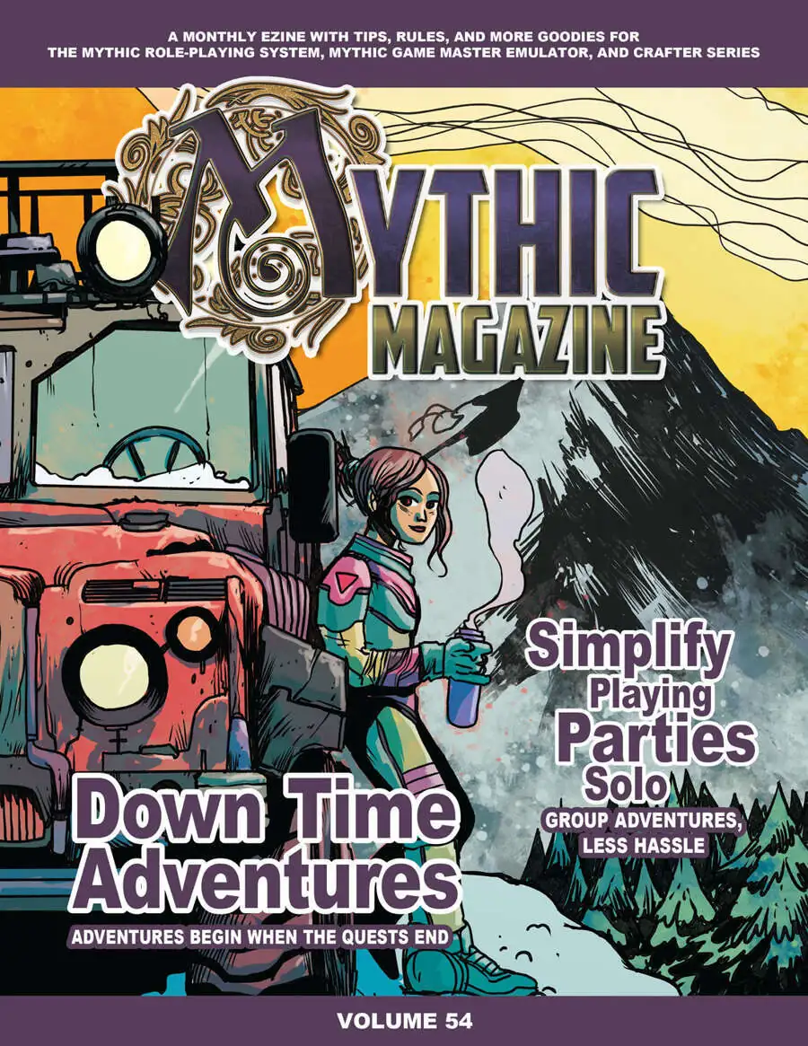 Cover of Mythic Magazine Volume 54