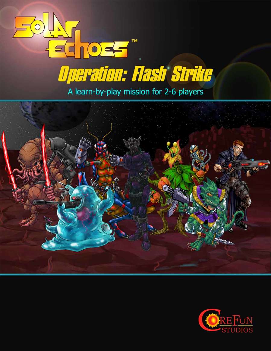 FREE Solar Echoes Demo, Operation: Flash Strike - Corefun Studios, LLC |  DriveThruRPG