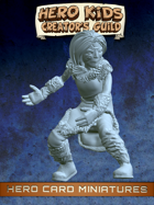 Hero Card Miniatures: Female Warlock 1