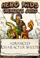 Hero Kids - advanced character sheet