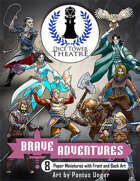 Brave Adventures Dice Tower Theatre Paper Miniatures