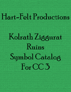 Kolrath Ziggurat Symbols Catalog for CC3