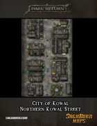 Map - City of Kowal - Northern Streets