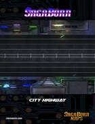 Map - Cyberpunk - City Highway