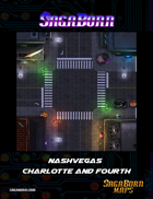 Map - Cyberpunk - Charlotte and Fourth Intersection