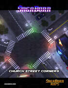 Church Street Corners Cyberpunk Map