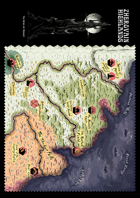 Witch-Lords of Skull Mountain: The Zherovain Highlands - Poster Map